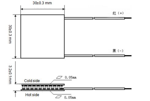 Thermoelectric cooling module TES1-12704