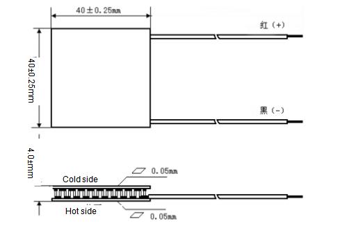 Thermoelectric cooling module TES1-24102